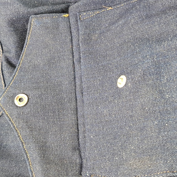Carhartt Vintage Western Denim Pearl Snap Shirt Size 20x36 🇺🇸(3XL-4XL) - Picture 11 of 11